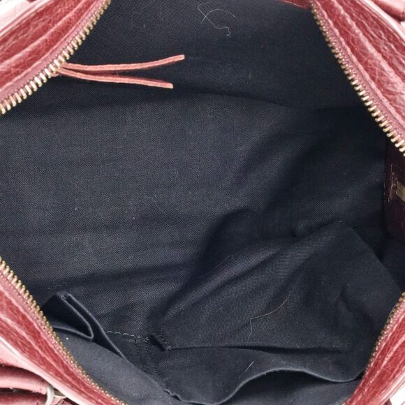 Balenciaga City Classic Studs Bag Leather Small Red - Picture 7 of 11